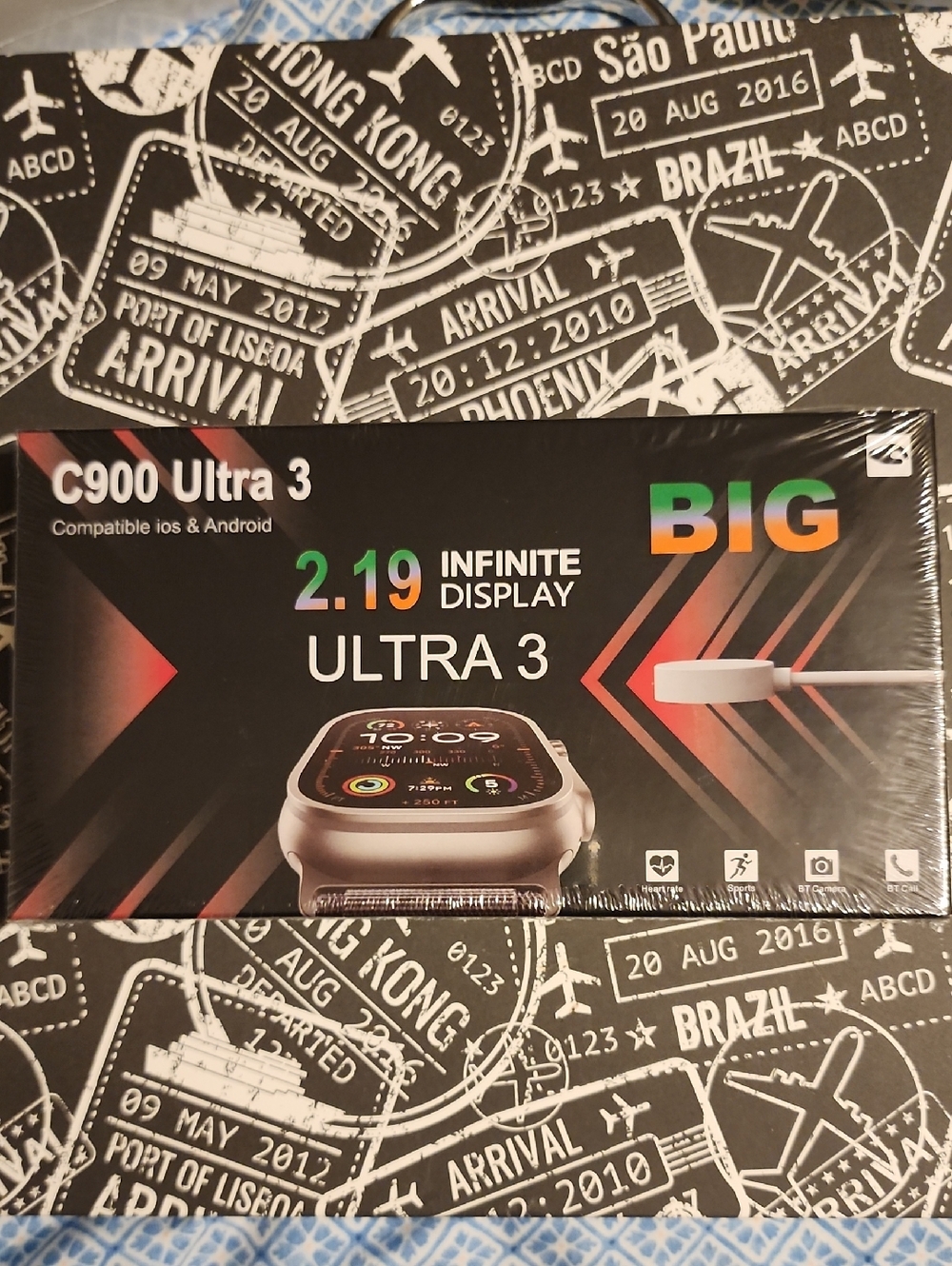 C900 Ultra 3 Smartwatch - Rose Gold Tone